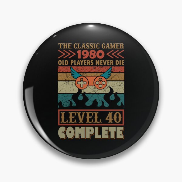Item preview, Classic gamer level 40 designed and sold by BroZoneHub.