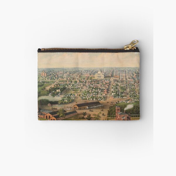Item preview, Vintage Pictorial Map of Columbus OH (1867) designed and sold by BravuraMedia.