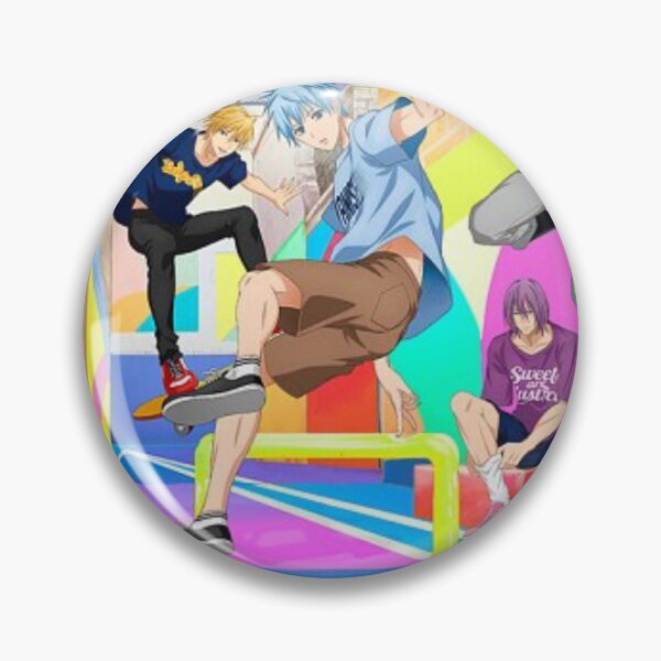 Item preview, Kuroko no Basuke - Kuroko's Basketball - Rainbow Background designed and sold by Adeel Mushtaq.