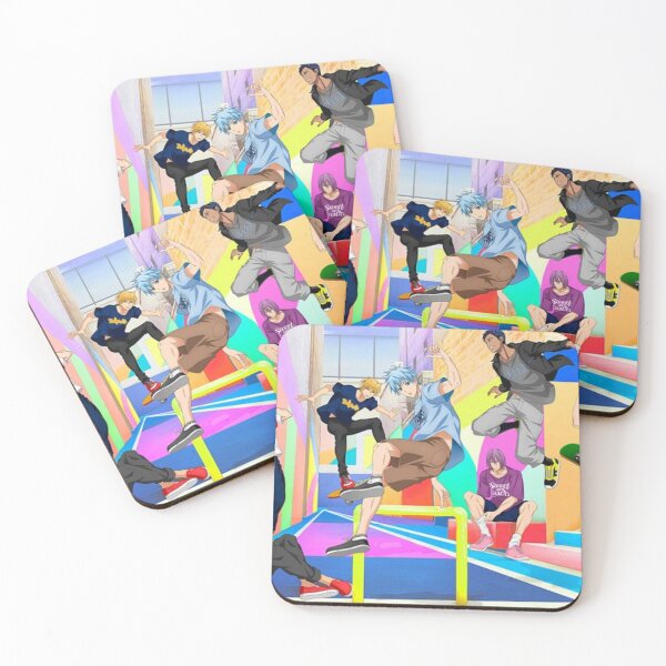 Item preview, Kuroko no Basuke - Kuroko's Basketball - Rainbow Background designed and sold by Adeel Mushtaq.