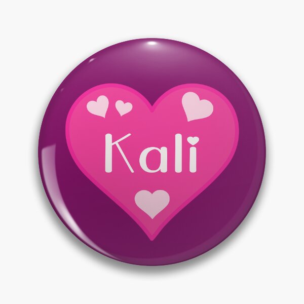 Item preview, Kali Name Pink Heart  designed and sold by Jeallan Designs.