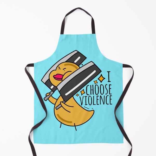 Item preview, I choose violence funny duck designed and sold by Quacktails.
