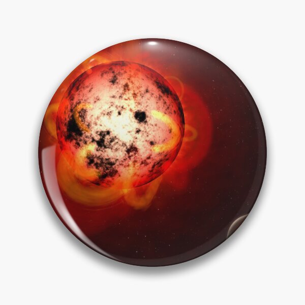 Item preview, STK204770S-A red dwarf star orbited by a hypothetical exoplanet. designed and sold by StocktrekImages.