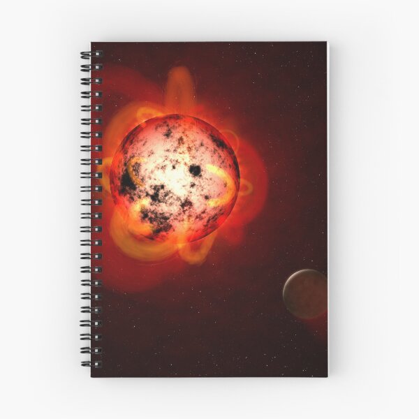 Item preview, STK204770S-A red dwarf star orbited by a hypothetical exoplanet. designed and sold by StocktrekImages.