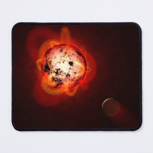 Item preview, STK204770S-A red dwarf star orbited by a hypothetical exoplanet. designed and sold by StocktrekImages.