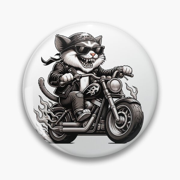 Item preview, Biker Cat designed and sold by Truck Stop One.