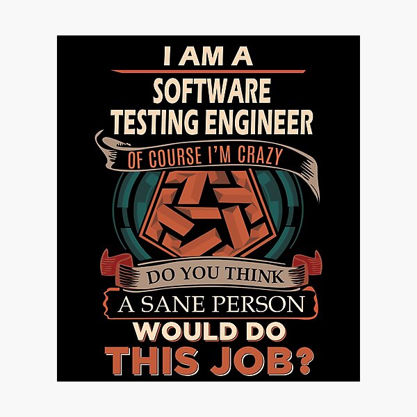 Artikel-Vorschau von Software-Testingenieur – Vernünftiger Mensch, designt und verkauft von alphatinost.
