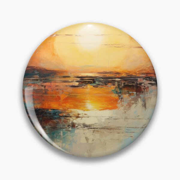 Item preview, Explore "Simplistic & Minimalistic Vintage Sunset" Abstract Art designed and sold by ArtificialGenes.