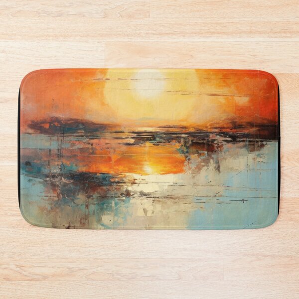 Item preview, Explore "Simplistic & Minimalistic Vintage Sunset" Abstract Art designed and sold by ArtificialGenes.