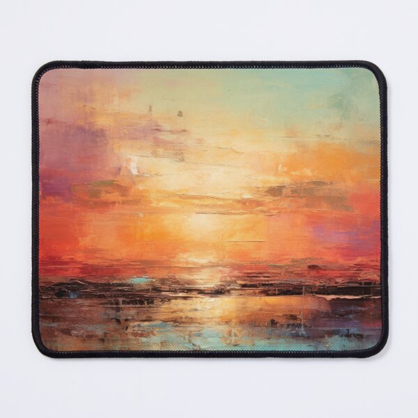 Artikelvorschau, Entdecken Sie "Simplistic & Minimalistic Vintage Sunset" Abstrakte Kunst entworfen und verkauft von ArtificialGenes.