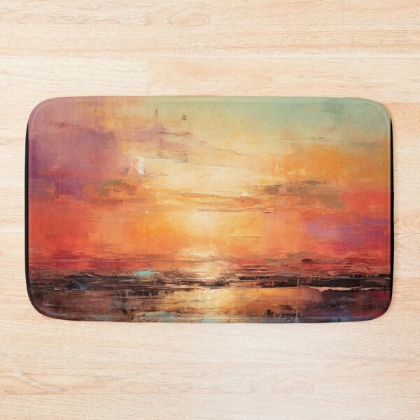 Artikelvorschau, Entdecken Sie "Simplistic & Minimalistic Vintage Sunset" Abstrakte Kunst entworfen und verkauft von ArtificialGenes.