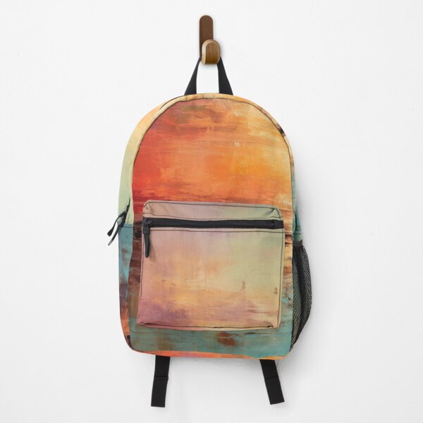 Artikelvorschau, Entdecken Sie "Simplistic & Minimalistic Vintage Sunset" Abstrakte Kunst entworfen und verkauft von ArtificialGenes.