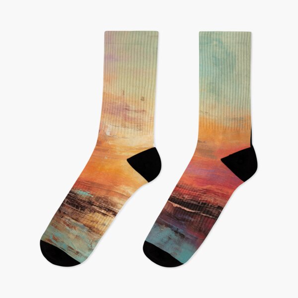 Artikelvorschau, Entdecken Sie "Simplistic & Minimalistic Vintage Sunset" Abstrakte Kunst entworfen und verkauft von ArtificialGenes.