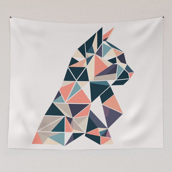 Item preview, Geometric cat designed and sold by gittuska11.