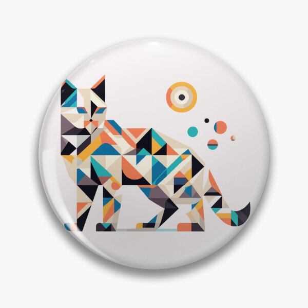 Item preview, Geometric cat designed and sold by gittuska11.