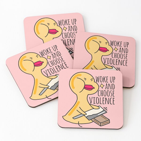 Item preview, Wake up and choose violence designed and sold by Quacktails.