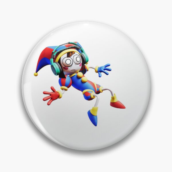 Item preview, Pomni With Headphones sticker  designed and sold by OtakuDoodads.
