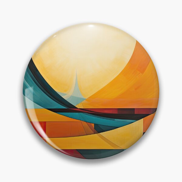 Artikelvorschau, Entdecken Sie "Simplistic & Minimalistic Vintage Sunset" Abstrakte Kunst entworfen und verkauft von ArtificialGenes.