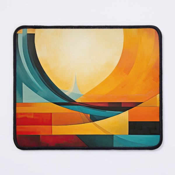 Artikelvorschau, Entdecken Sie "Simplistic & Minimalistic Vintage Sunset" Abstrakte Kunst entworfen und verkauft von ArtificialGenes.