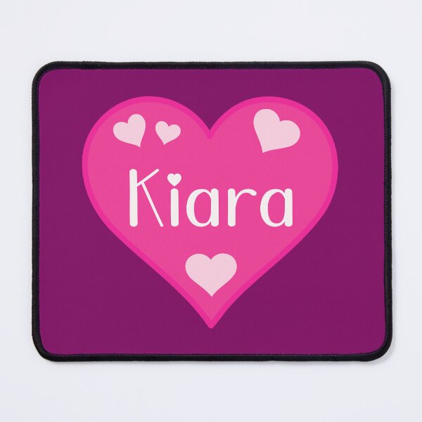 Item preview, Kiara Name Pink Heart  designed and sold by Jeallan Designs.