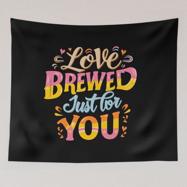 Item preview, Love Brewed Just for You: Celebrate Your Love with This Personalized and Romantic Valentine's Day Gift designed and sold by FEBRICAST.