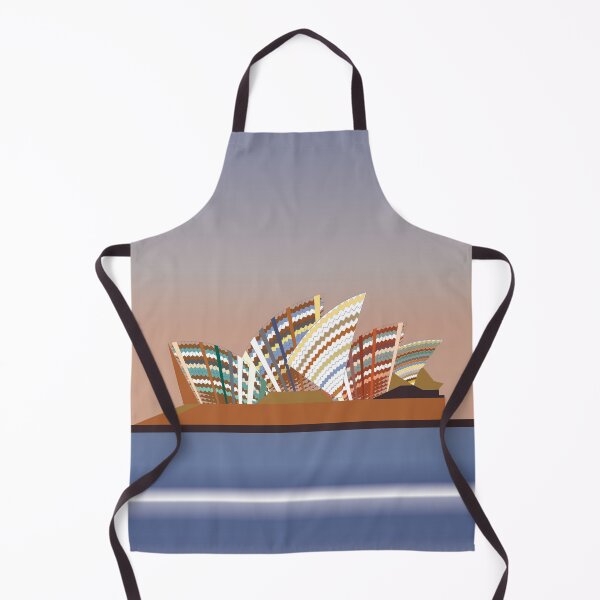 Item preview, the sydney opera house flat iconic illustration night pink blue Australia travel paper cut 3d vector illustration. Abstract skyline with landmark map architecture. Sydney city discover designed and sold by handmadehipsters.