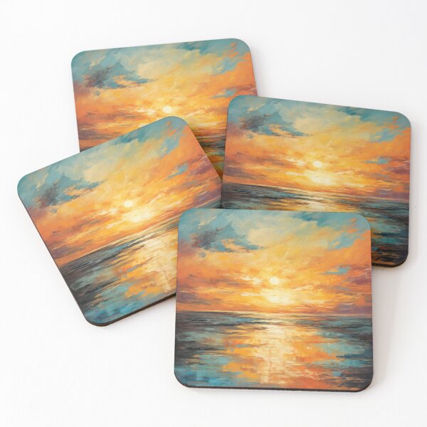 Artikelvorschau, Entdecken Sie "Simplistic & Minimalistic Vintage Sunset" Abstrakte Kunst entworfen und verkauft von ArtificialGenes.