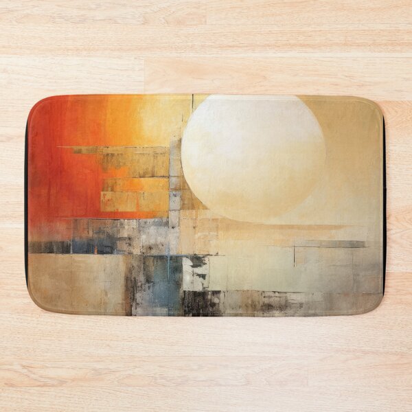 Artikelvorschau, Entdecken Sie "Simplistic & Minimalistic Vintage Sunset" Abstrakte Kunst entworfen und verkauft von ArtificialGenes.