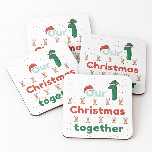 Item preview, Our first Christmas together, lovely gift for mom and dad designed and sold by MomLifeDesign.