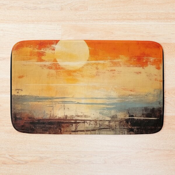 Artikelvorschau, Entdecken Sie "Simplistic & Minimalistic Vintage Sunset" Abstrakte Kunst entworfen und verkauft von ArtificialGenes.