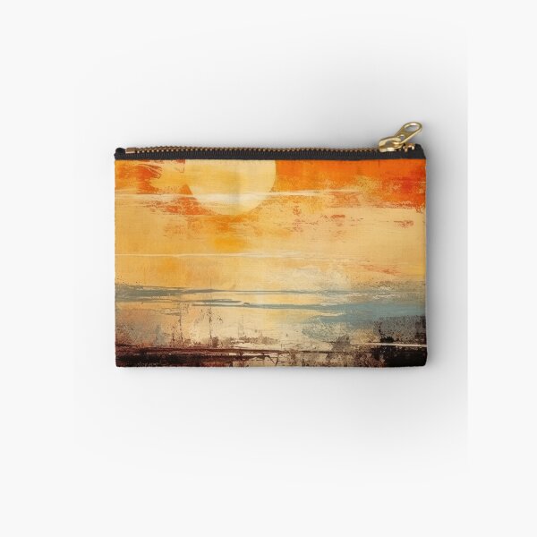 Artikelvorschau, Entdecken Sie "Simplistic & Minimalistic Vintage Sunset" Abstrakte Kunst entworfen und verkauft von ArtificialGenes.