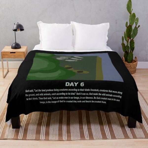 Item preview, christian abstract minimal art - genesis bible verse art - day 6 of creation - creation of man and land animals- series01 designed and sold by ZechJohnRB.