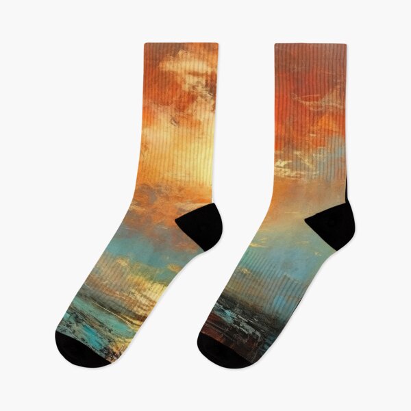 Artikelvorschau, Entdecken Sie "Simplistic & Minimalistic Vintage Sunset" Abstrakte Kunst entworfen und verkauft von ArtificialGenes.