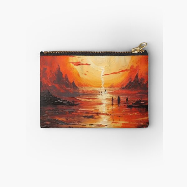 Artikelvorschau, Entdecken Sie "Simplistic & Minimalistic Vintage Sunset" Abstrakte Kunst entworfen und verkauft von ArtificialGenes.