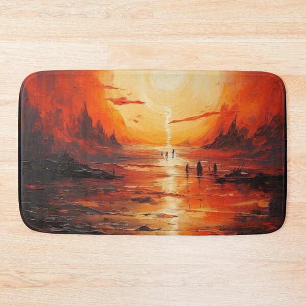 Item preview, Explore "Simplistic & Minimalistic Vintage Sunset" Abstract Art designed and sold by ArtificialGenes.