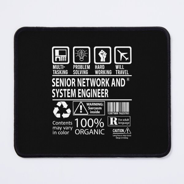 Item preview, Senior Network And System Engineer - Multitasking designed and sold by alphatinost.