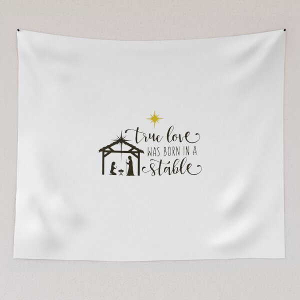Item preview, True Love Was Born In A Stable designed and sold by Vicky021.