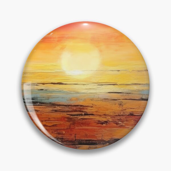Artikelvorschau, Entdecken Sie "Simplistic & Minimalistic Vintage Sunset" Abstrakte Kunst entworfen und verkauft von ArtificialGenes.