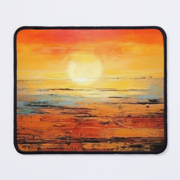 Artikelvorschau, Entdecken Sie "Simplistic & Minimalistic Vintage Sunset" Abstrakte Kunst entworfen und verkauft von ArtificialGenes.