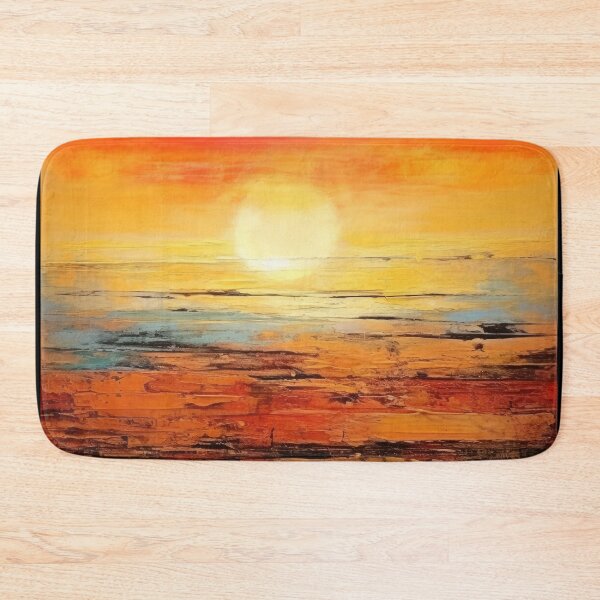 Artikelvorschau, Entdecken Sie "Simplistic & Minimalistic Vintage Sunset" Abstrakte Kunst entworfen und verkauft von ArtificialGenes.