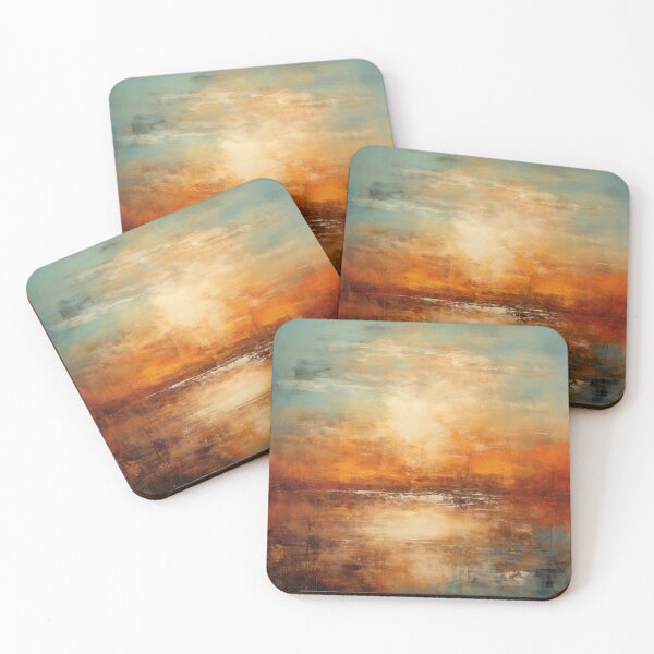 Artikelvorschau, Entdecken Sie "Simplistic & Minimalistic Vintage Sunset" Abstrakte Kunst entworfen und verkauft von ArtificialGenes.