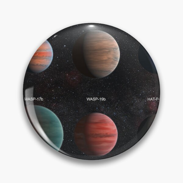 Item preview, STK204778S-The 10 hot Jupiter WASP exoplanets with a variety of cloud properties. designed and sold by StocktrekImages.