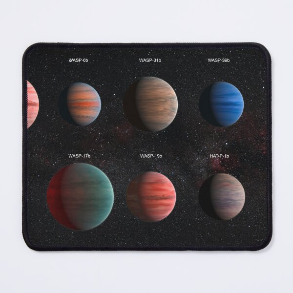 Item preview, STK204778S-The 10 hot Jupiter WASP exoplanets with a variety of cloud properties. designed and sold by StocktrekImages.