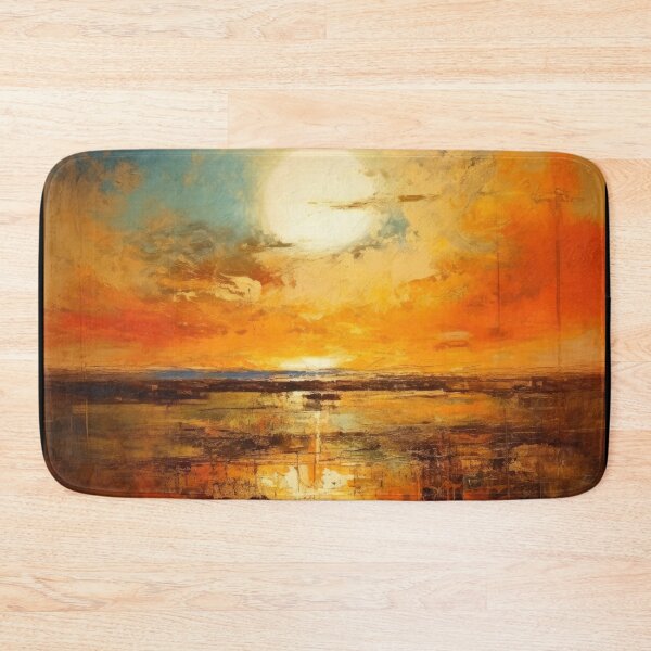 Item preview, Explore "Simplistic & Minimalistic Vintage Sunset" Abstract Art designed and sold by ArtificialGenes.