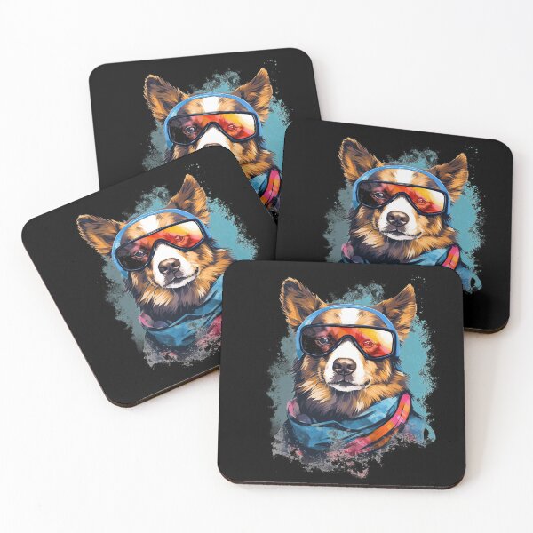 Item preview, Ski Dog in Ski Googles designed and sold by AnnaMDesign.