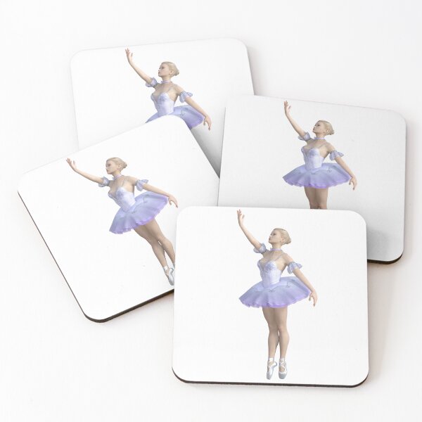 Item preview, Beautiful blonde ballerina on pointe in blue #12 designed and sold by AlluringVisions.