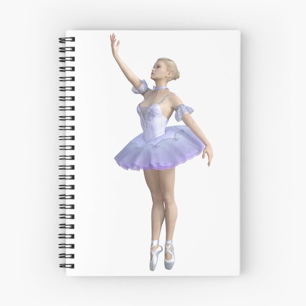 Item preview, Beautiful blonde ballerina on pointe in blue #12 designed and sold by AlluringVisions.