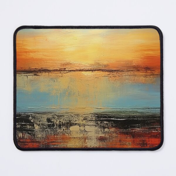 Artikelvorschau, Entdecken Sie "Simplistic & Minimalistic Vintage Sunset" Abstrakte Kunst entworfen und verkauft von ArtificialGenes.