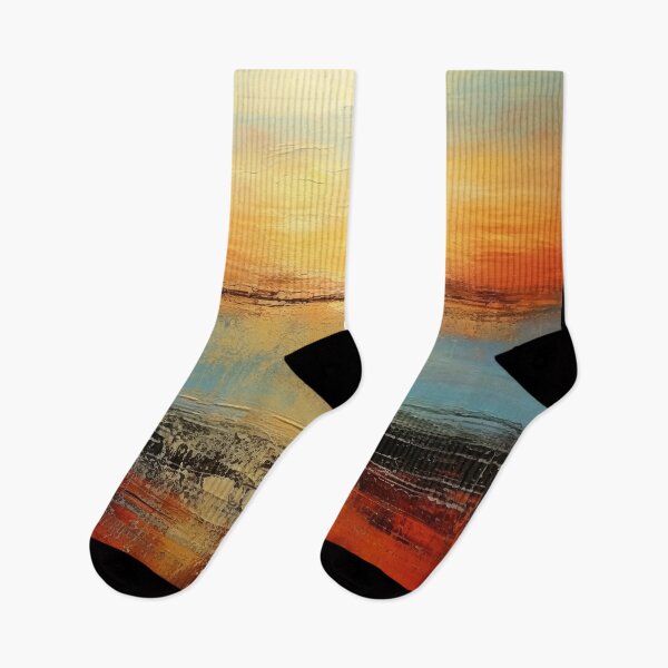 Artikelvorschau, Entdecken Sie "Simplistic & Minimalistic Vintage Sunset" Abstrakte Kunst entworfen und verkauft von ArtificialGenes.