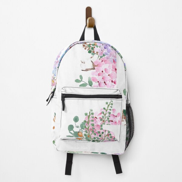 Item preview, botanical monogram alphabet P hydrangea flowers  designed and sold by ColorandColor.